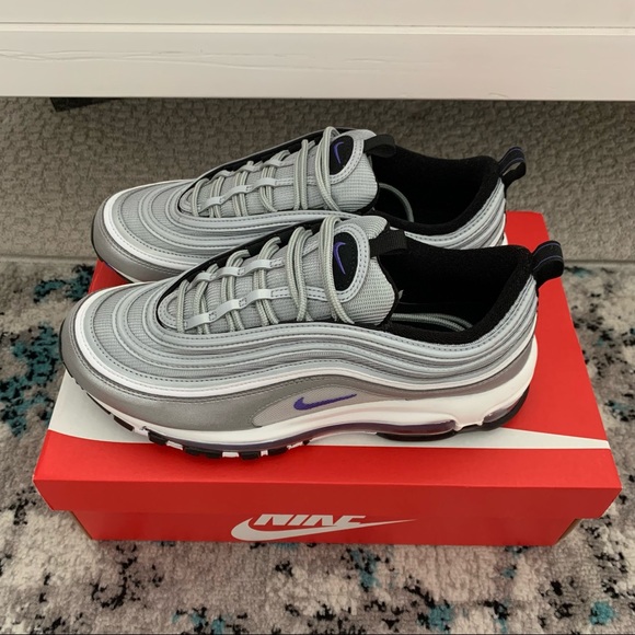 Nike Air Max 97 - Metallic Silver & Violet - Picture 4 of 11